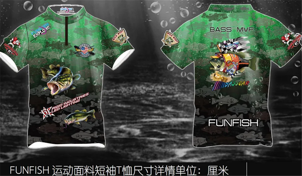FUNFISH/Одежда большого размера L, XL, XXL, XXXL, XXXXL, летняя футболка с короткими рукавами, дышащая быстросохнущая одежда для рыбалки