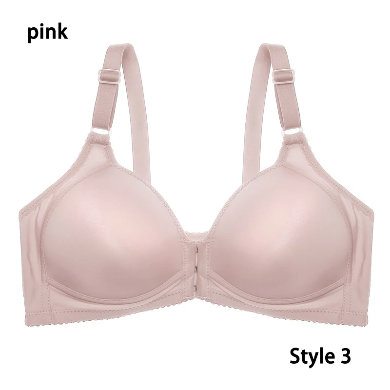 Style 3 Pink Беспроводной бюстгальтер для женщин, бюстгальтеры пуш-ап, бюстгальтер без косточек, бесшовный бюстгальтер без косточек, женское нижнее белье, сексуальные бюстгальтеры больших размеров - Цвет: Style 3 Pink