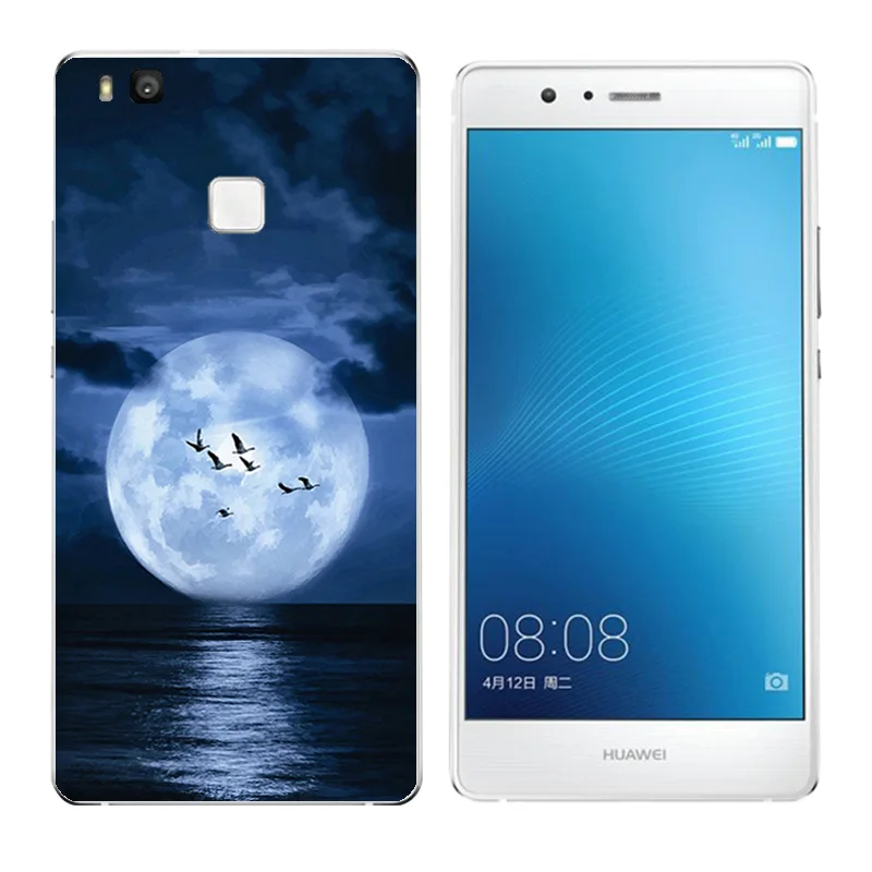 Мягкий чехол из ТПУ для Huawei P9 lite силиконовый с принтом млекопитающих G9 Lite 5 2 дюйма