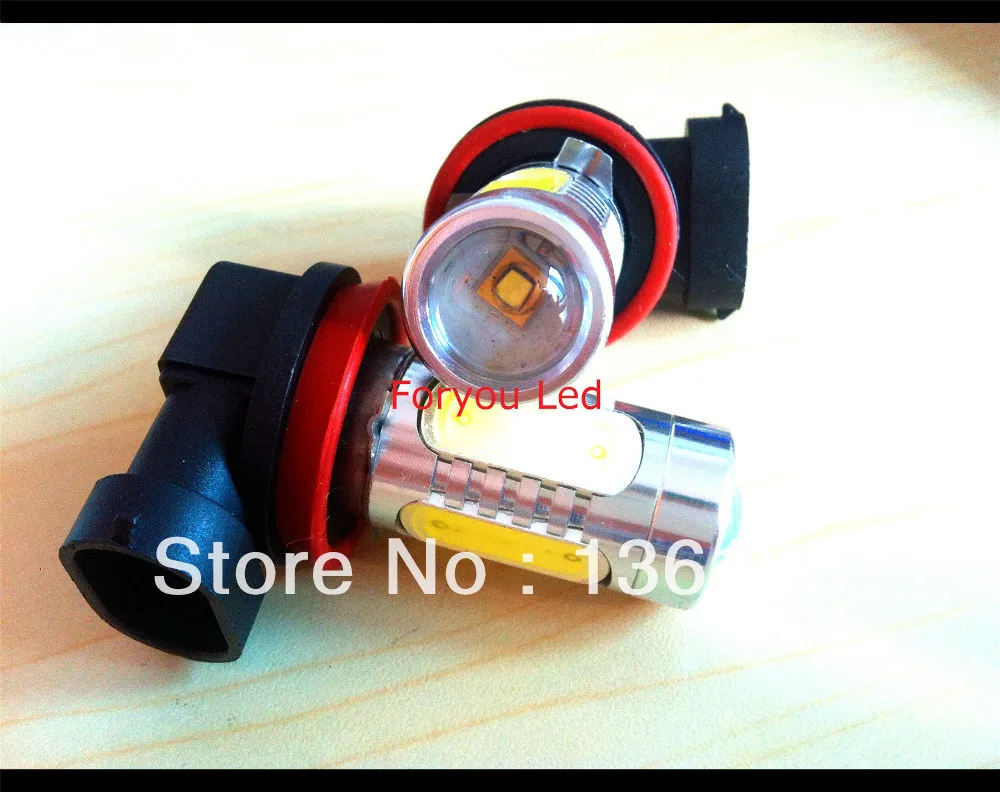 

H11 High Power 11W LED Constant Currency DC 10v-24v Cree Q5 Chip Led Fog DRL Driving Running White HeadLight Bulb