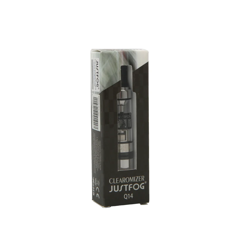 Оригинальный Justfog Q14 Танк Clearomizer термостойкия стеклом 1 8 мл с 1.6ohm катушки голову