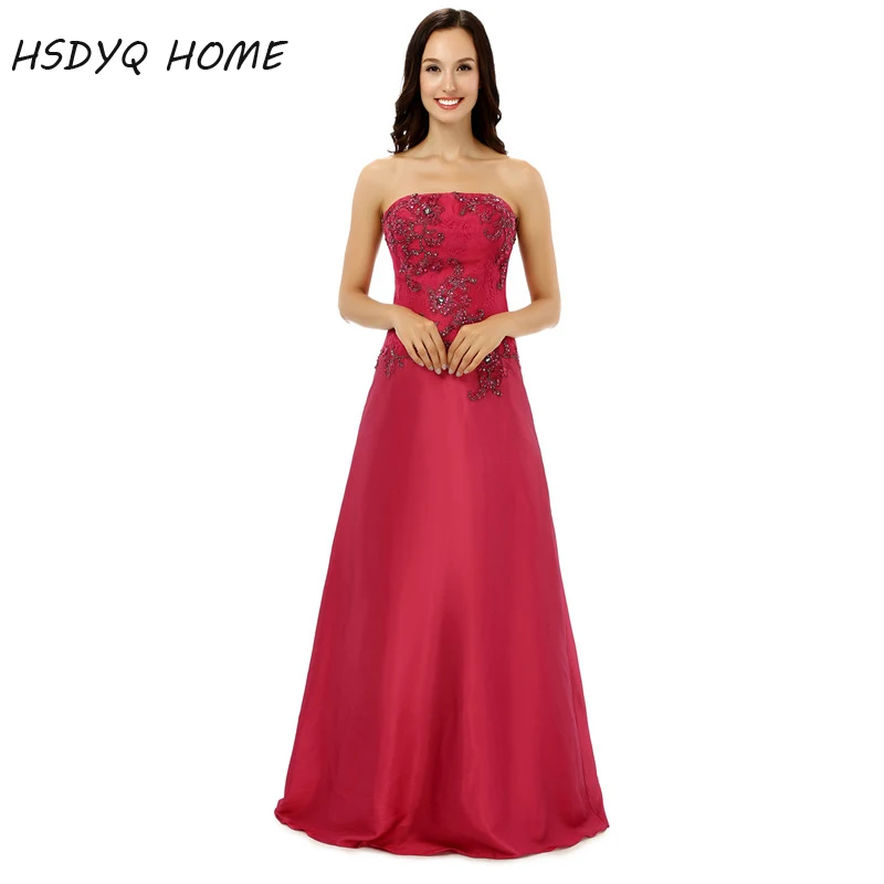 Длинное вечернее платье без бретелек с открытой спиной | Свадьбы и торжества