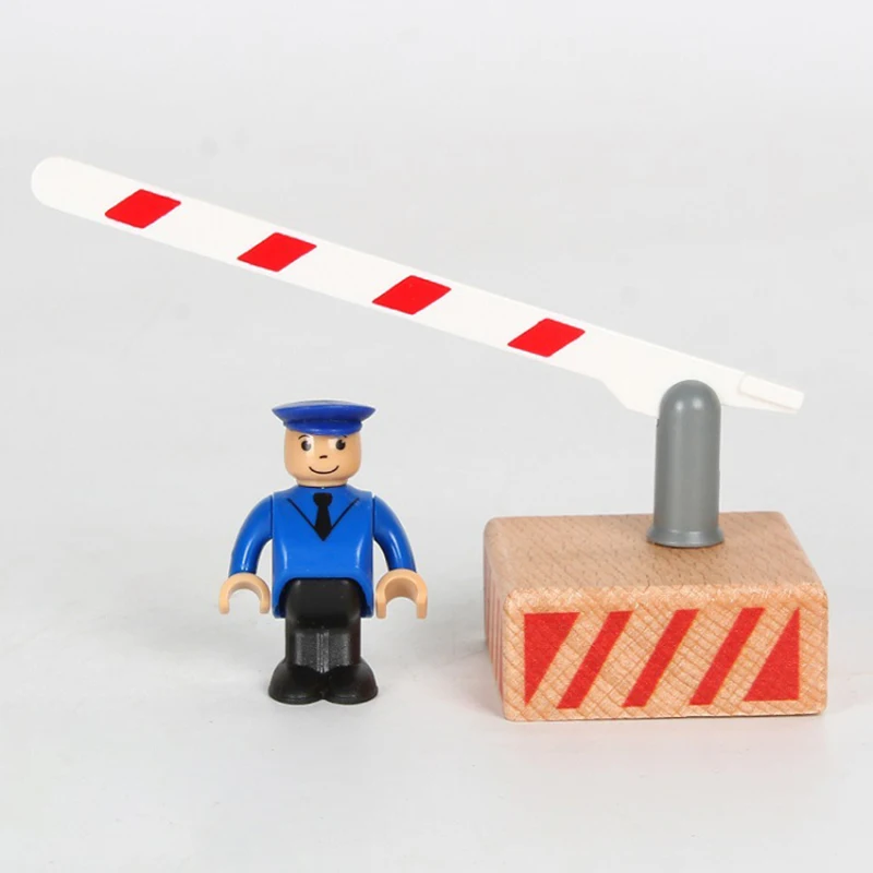 DIY деревянный поезд трек набор ручной работы аксессуары для сборки конкурентоспособной для маленького поезда раннего образования Pullze игрушки для детей