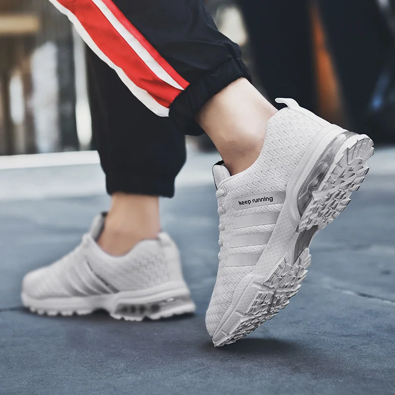 2019 Mesh Casual Shoes Men Unisex Couples Lace-up Lightweight Breathable Walking Sneakers Tenis Hombre | Обувь