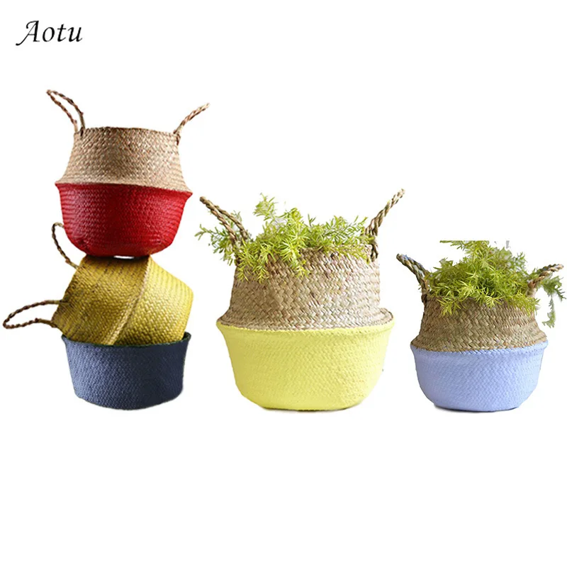 Грязные хранение белья корзина складная для хранения декоративные водоросли