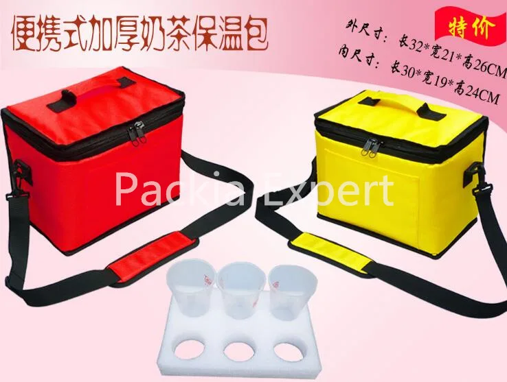 

32*21*26cm with PPS support Food delivery bag for pizza cake juice hot style Pizza thermal insulation bag pizza delivery bag