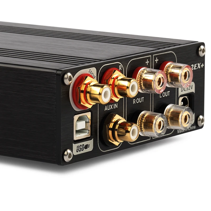Усилители TOPPING TP32EX + Многофункциональный цифровой HiFi усилитель мощности аудио 75 Вт * 2 с коаксиальным USB DAC