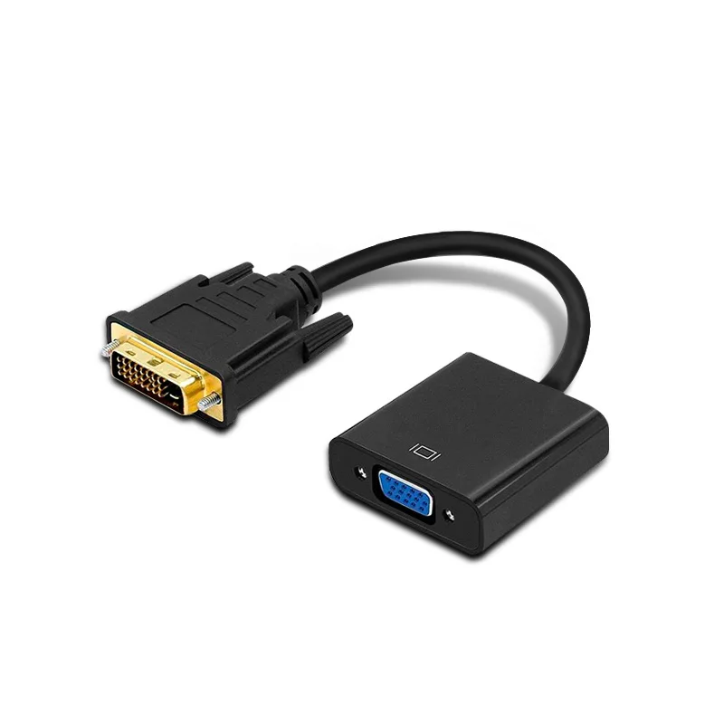 Dvi Male To Vga Female Cable Audio Transfer Line Hdmi Converter Adapter for TV Compueter Laptop JQC-Z05 | Электроника