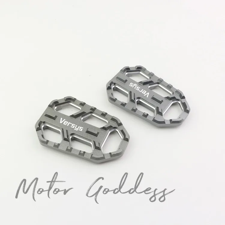 Алюминиевая заготовка с ЧПУ широкие подножки для педалей KAWASAKI Versys X 300 x KLE300 2017 2018