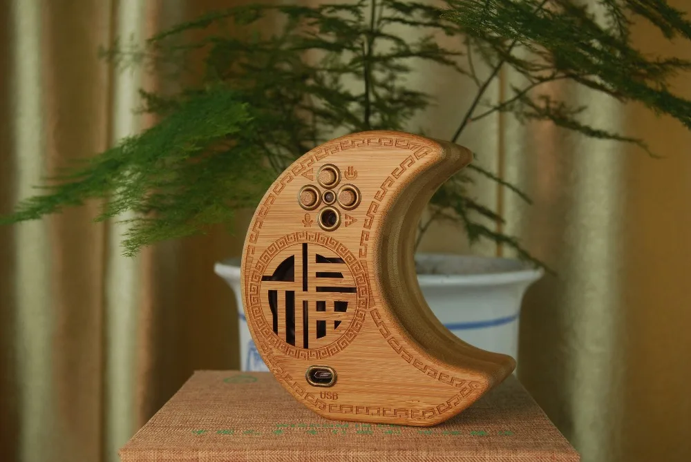 Huazhu Bamboo speaker bluetooth Портативная стерео версия динамик Максимальная мощность Вт 5
