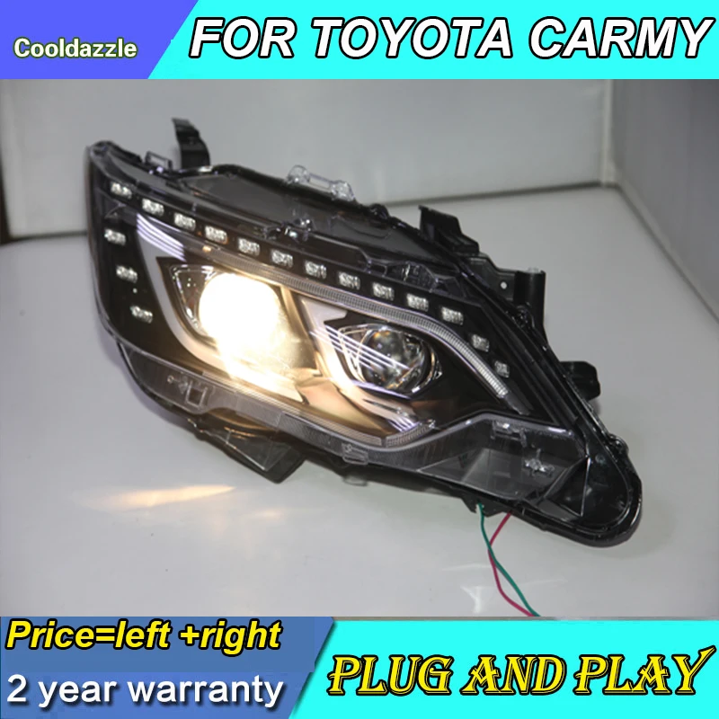 Год для Toyota Camry фары фара передние фары поворота сигнала габаритные огни Второй тип