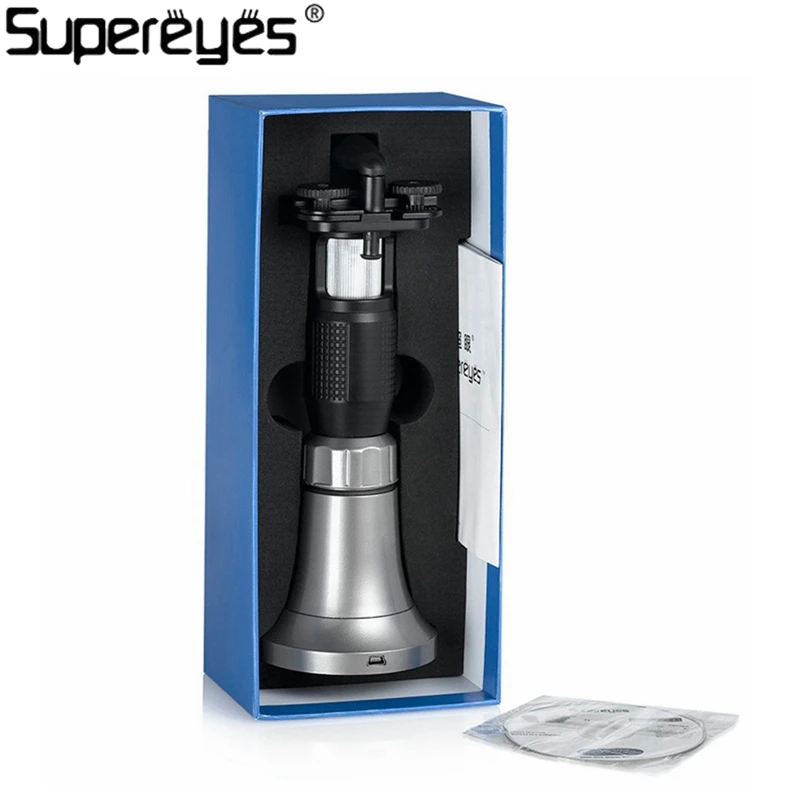 Supereyes G001J USB портативный цифровой микроскоп 1000X 5MP биология эксперимент ручной