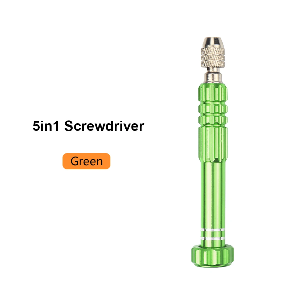 Green Screwdriver JelBo Набор прецизионных отверток для ремонта мобильных телефонов аксессуары для iPhone Torx отвертка бит мини Ручные инструменты комплект - Цвет: Green Screwdriver