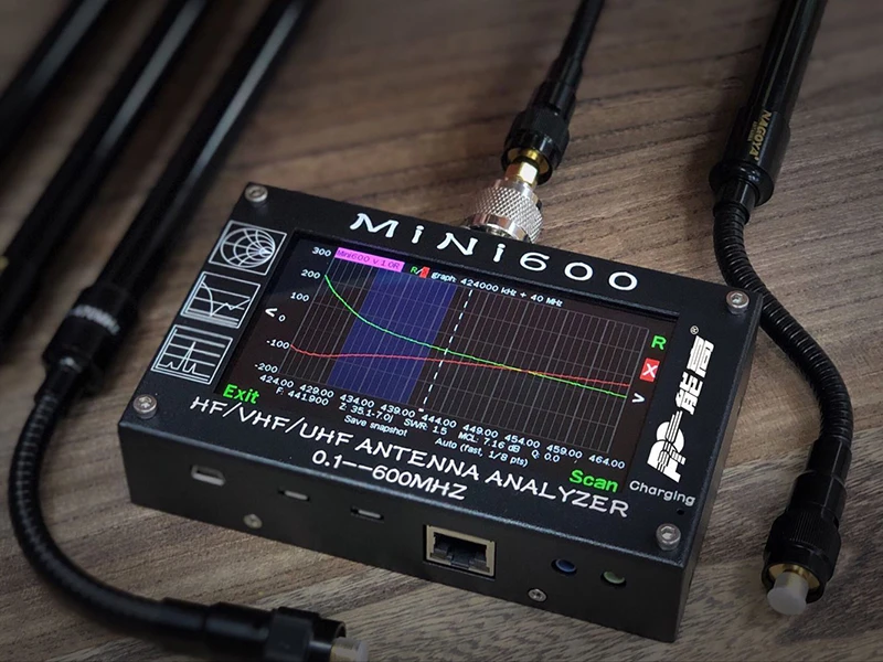 Мини анализатор частоты HF/VHF/UHF с сенсорным ЖК экраном 4 3 0 1 МГц|Рации| |