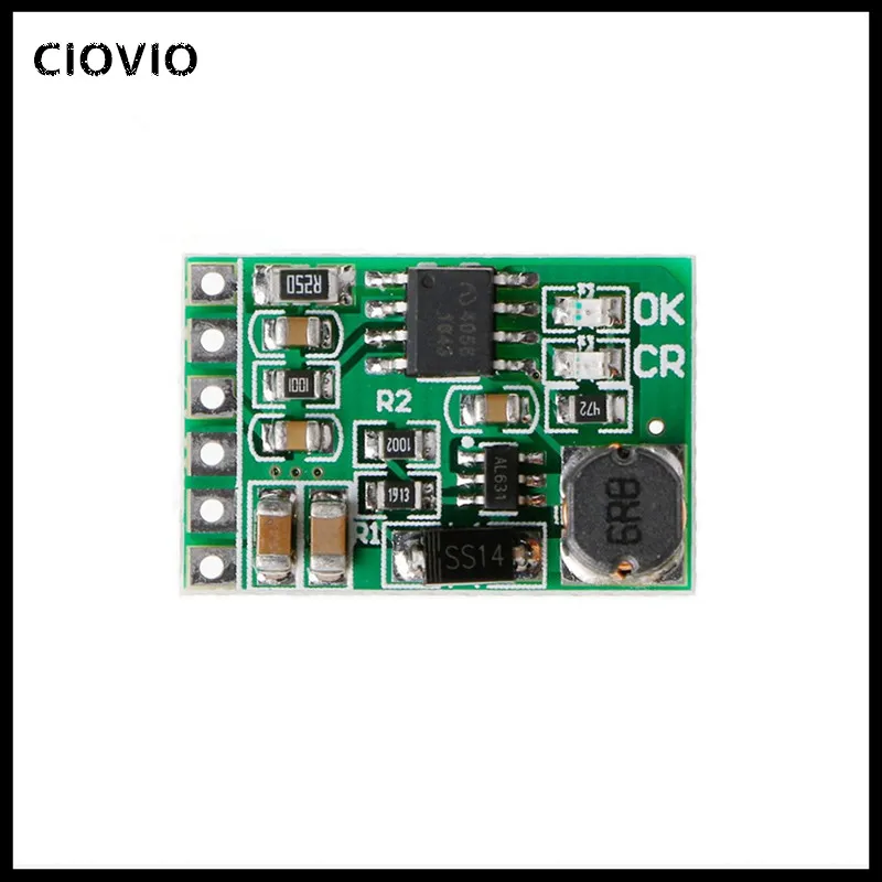3.7V 4.2V Charger &amp 5V 6V 9V 12V Discharger Board DC Converter Boost Module for diy UPS mobile power 18650 lithium battery |