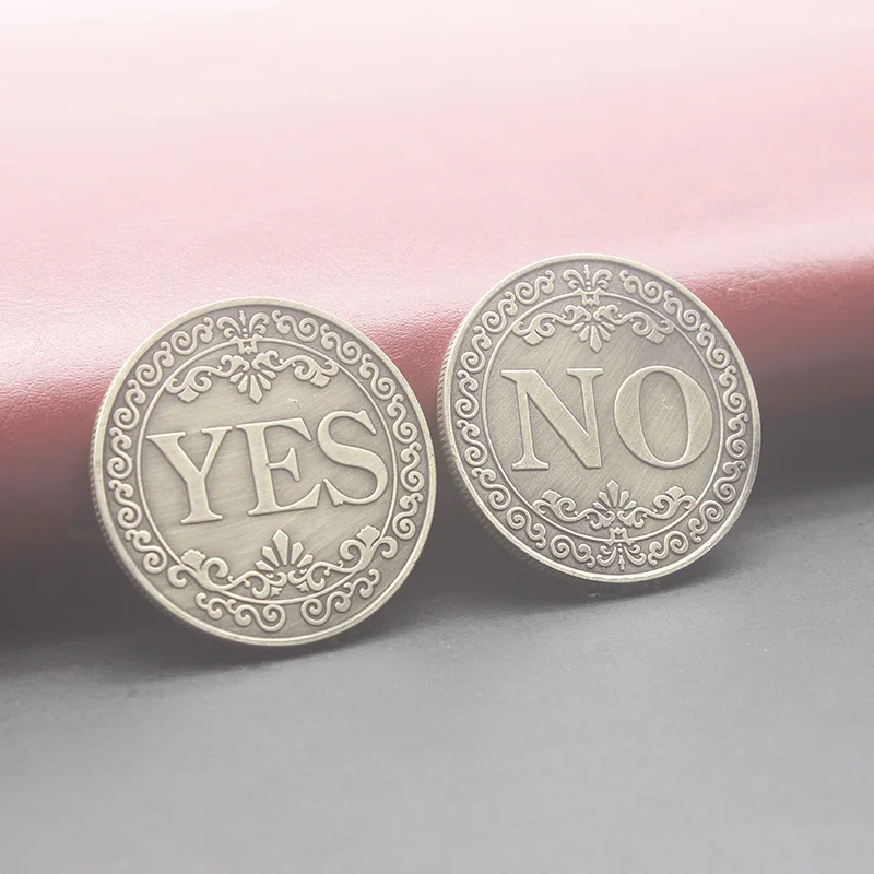 YES NO письмо украшения художественные подарки для коллекции СУВЕНИР Памятные Монеты Коллекция энтузиастов
