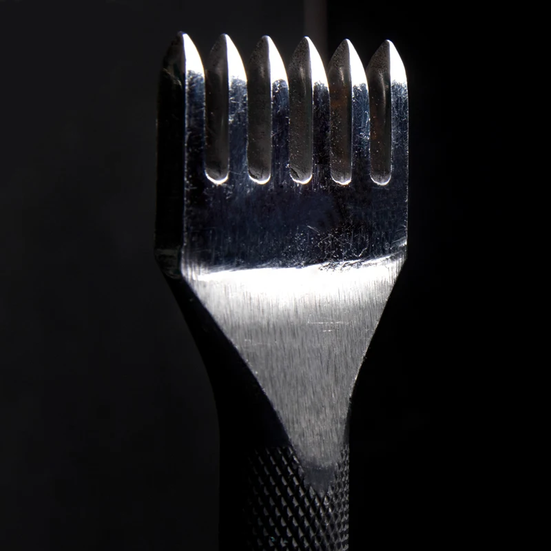 DIY Инструменты для кожевенного ремесла 4 мм кожаные дыропробивные инструменты 1 + 2