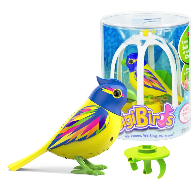 Silverlit Digi Birds электронная музыка поет Solo или Хор интерактивный детский подарок
