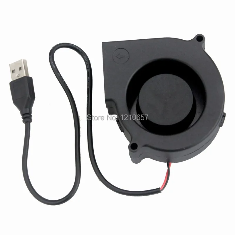 1 шт. Gdstime DC 5 в USB 75 мм 75x30 Бесщеточный охлаждения центробежный вентилятор|centrifugal