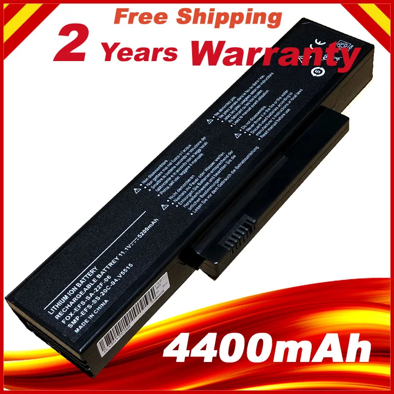 Аккумулятор для ноутбука SMP-EFS-SS-22E-06 FOX-E25-SA-XXF-04 FUJITSU ESPRIMO Mobile V5515 V5535 V5555 V6515 |