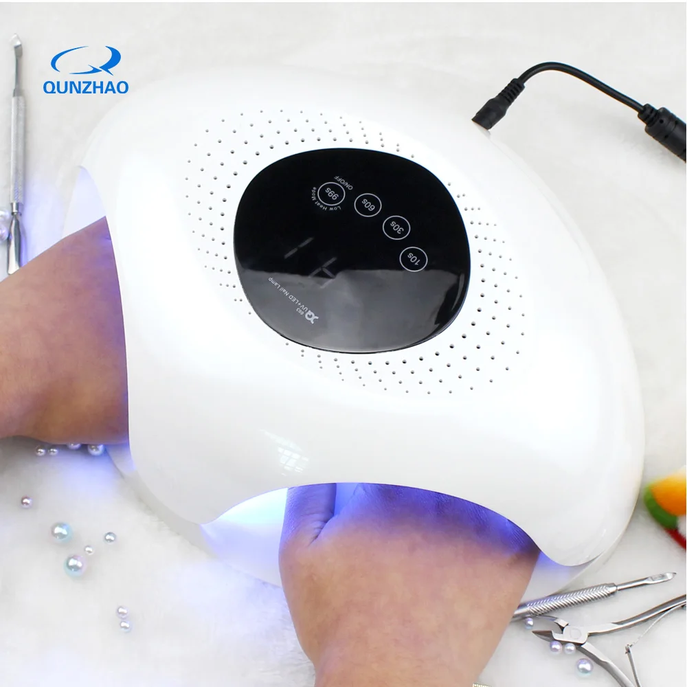 60 Вт УФ светодио дный лампа для ногтей ледяная двойные руки гель-лак Сушилка