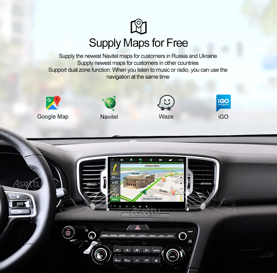 2 г mutilmedia Android 8.1 dvd-плеер автомобиля GPS DVD для Kia Sportage ПК автомобиля GPS-навигации 1 DIN стерео головное устройство