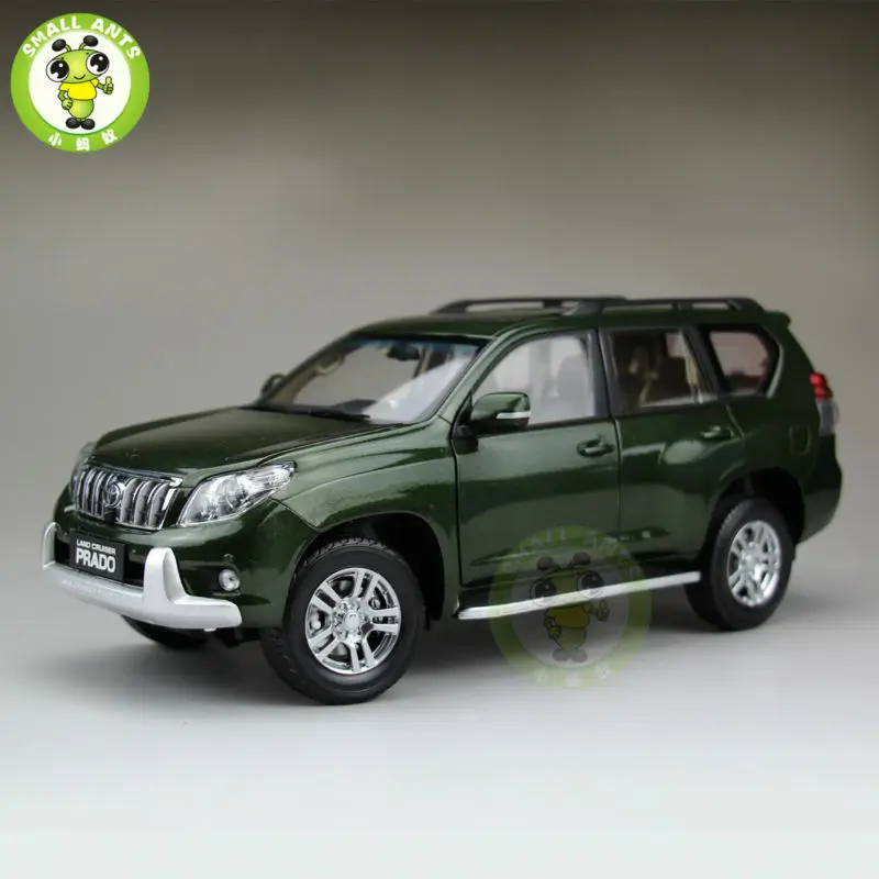 Масштаб 1:18 Land Cruiser Prado литые фотоигрушки для подарков коллекция хобби зеленый|car