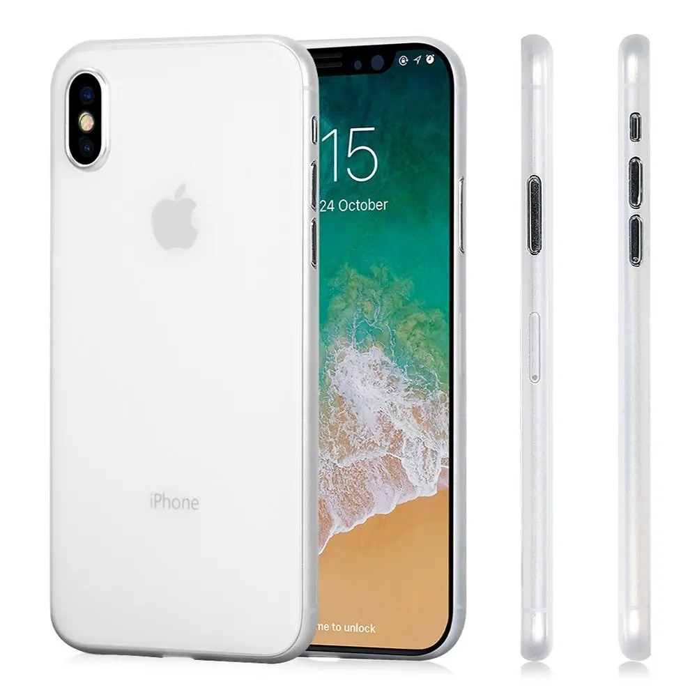 Memumi Ультратонкий чехол для iphone X тонкий PP 0,3 мм чехол s задняя крышка для мобильного телефона для Apple iphone x с защитой от отпечатков пальцев iPx 10