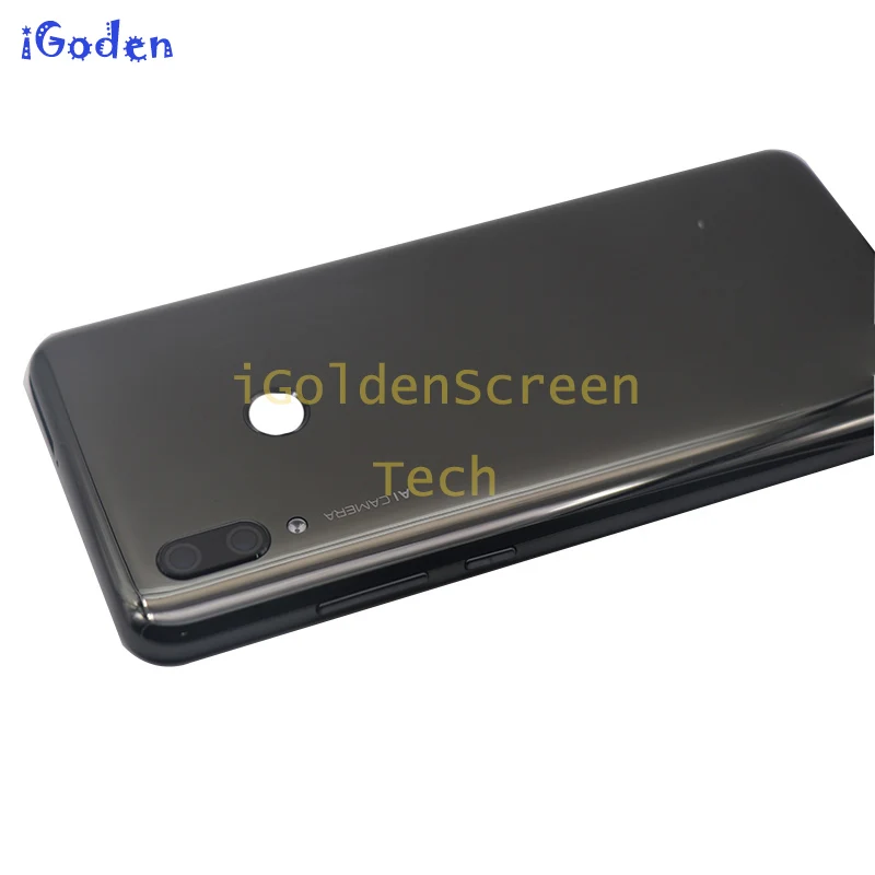 Новый стеклянный задний корпус для Huawei P Smart 2019 крышка батареи задняя дверь с