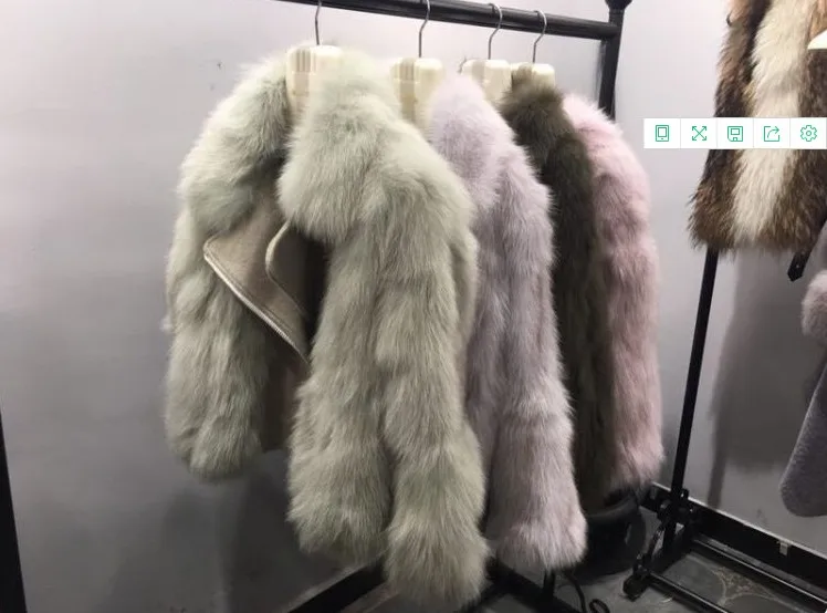 Распродажа Пальто с натуральным лисьим мехом Женская кашемировая Лоскутная плюшевая Роскошная зимняя куртка с отделкой из меха лисы теплая тонкая короткая мотоциклетная верхняя одежда для подиума