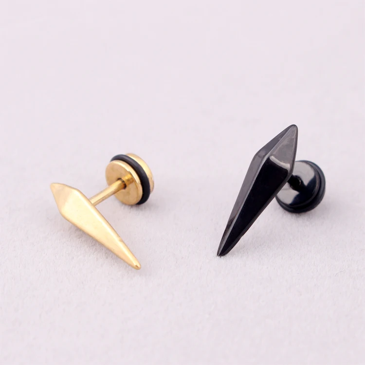 Женские серьги гвоздики из нержавеющей стали в стиле панк|cross stud earrings|fashion earringsstud