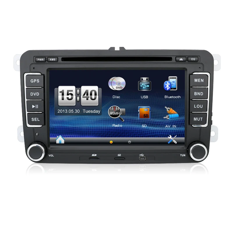 B 7&quot 2din Car DVD Player for VW Volkswagen/Passat/POLO/GOLF/Skoda USB Host GPS BT Radio RDS Free Maps | Автомобили и