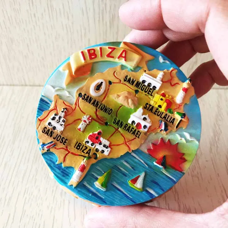Туристические сувениры Испании Ibiza креативная ручная шкатулка для ювелирных