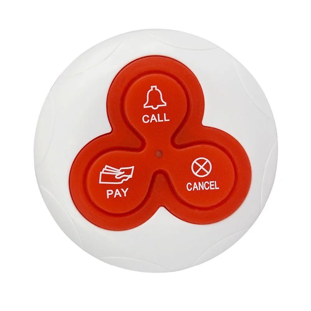 10 шт. пейджер для ресторанов Retekess T114 433 МГц|call button|wireless calling bellpager system |