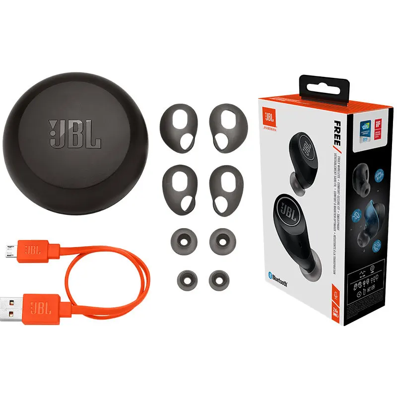 JBL Free Ture беспроводные Bluetooth наушники Оригинальные стерео спортивные TWS бас