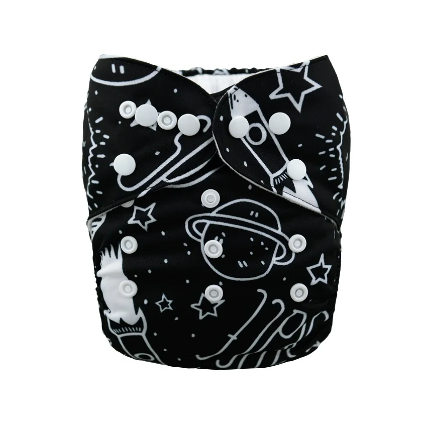 H040 U pick Alvababy моющийся 1 шт тканевый подгузник с 1 шт вставкой из микрофибры многоразовый детский тканевый подгузник для унисекс - Color: H040