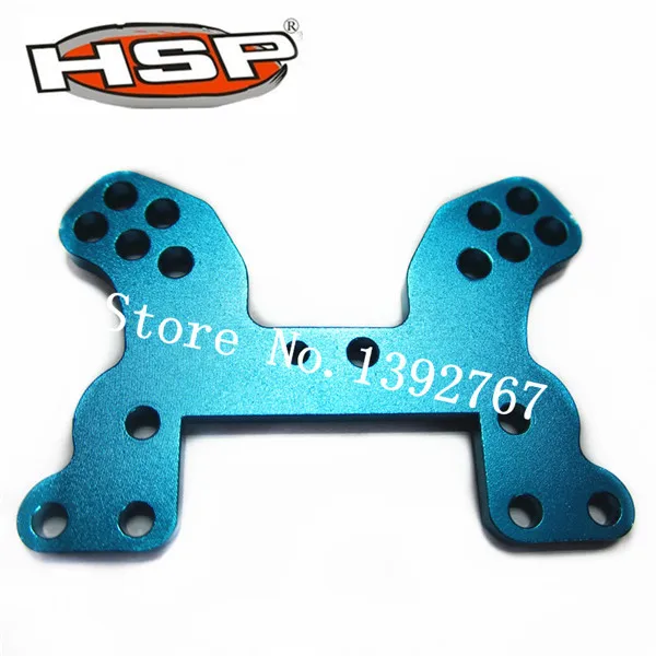 285023 Billet Alum.Rear Shock Tower Upgrade Parts For HSP 1/16 RC Model Off Road Buggy Rally Truck Truggy TROIAN METEOR | Игрушки и