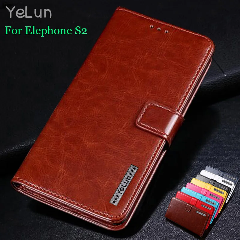 YeLun для Elephone S2 чехол флип искусственная кожа кошелек Магнитный телефона