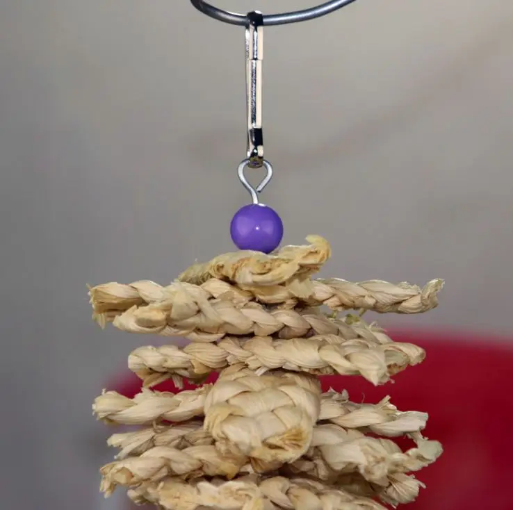 Висячая клетка качели ползунки жевательные игрушки Птица Попугай Игрушка с