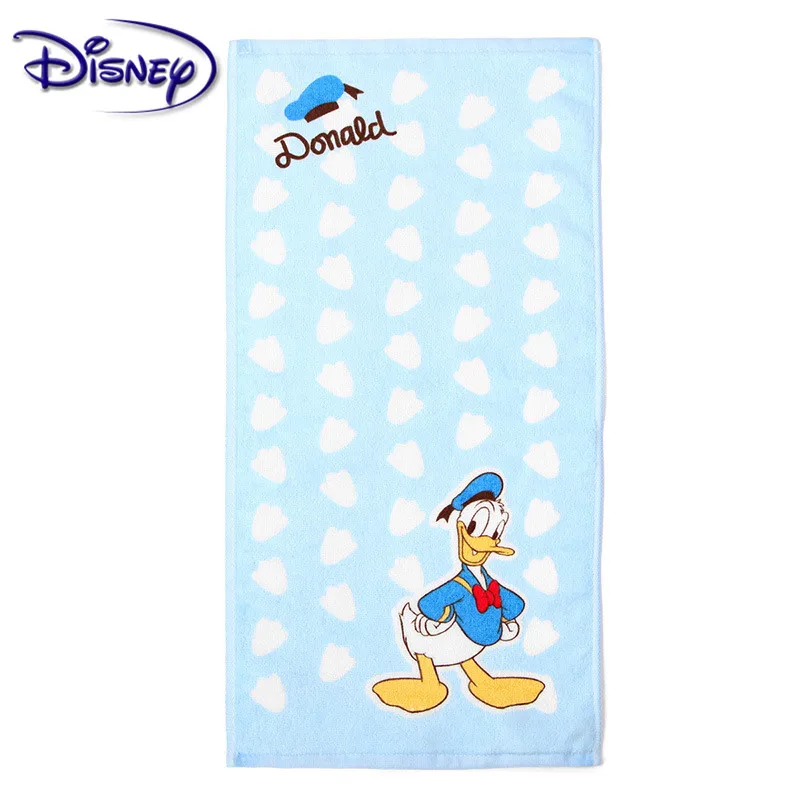 Disney DonaldDuck, полотенце из чистого хлопка для детского сада, детское полотенце специального назначения, мягкое детское полотенце для мытья лица