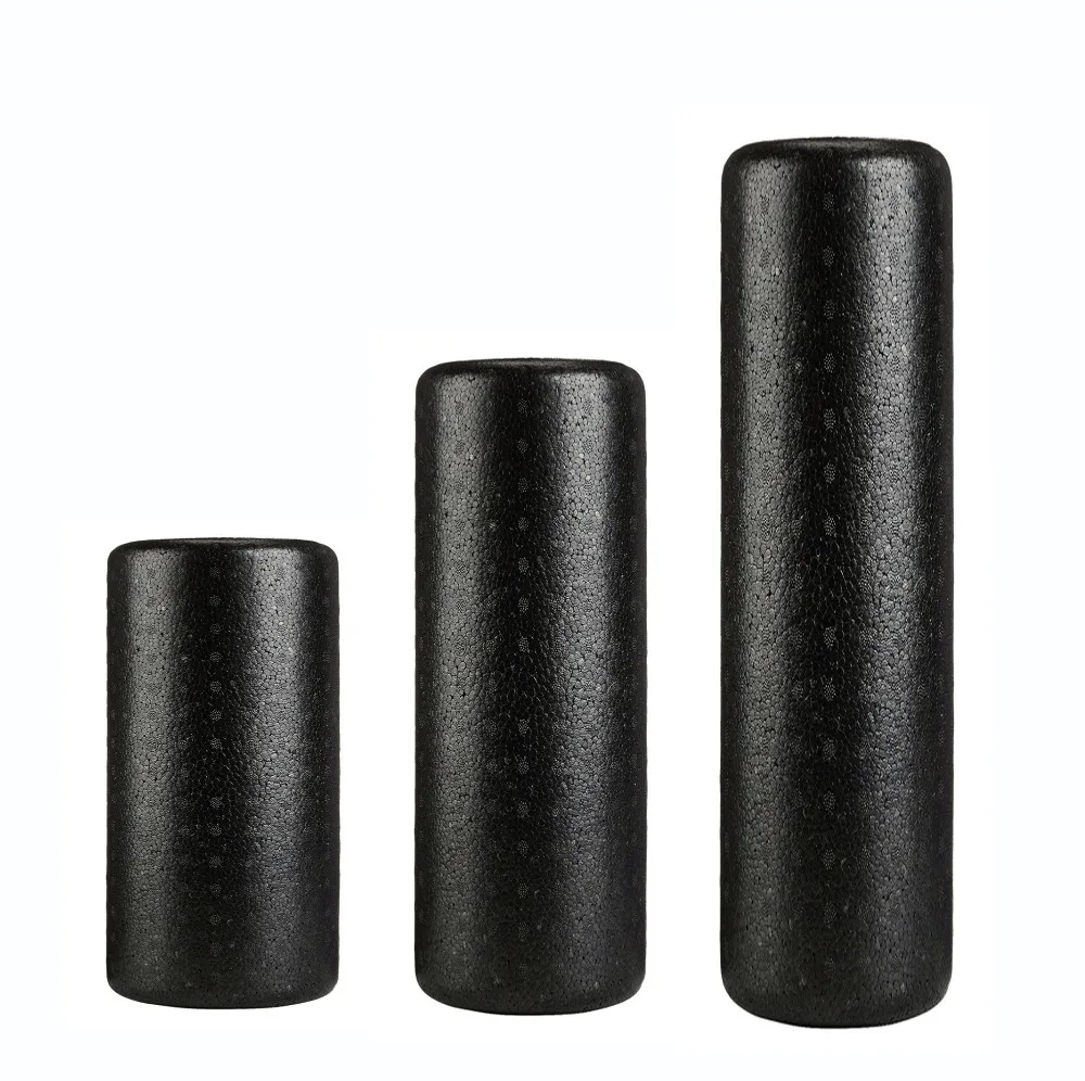

1 Pcs Black Yoga Blocks Gym Foam Roller Yoga Column Muscle Roller Stick Balance Training Shaft Massage Roller Fitness Equipments