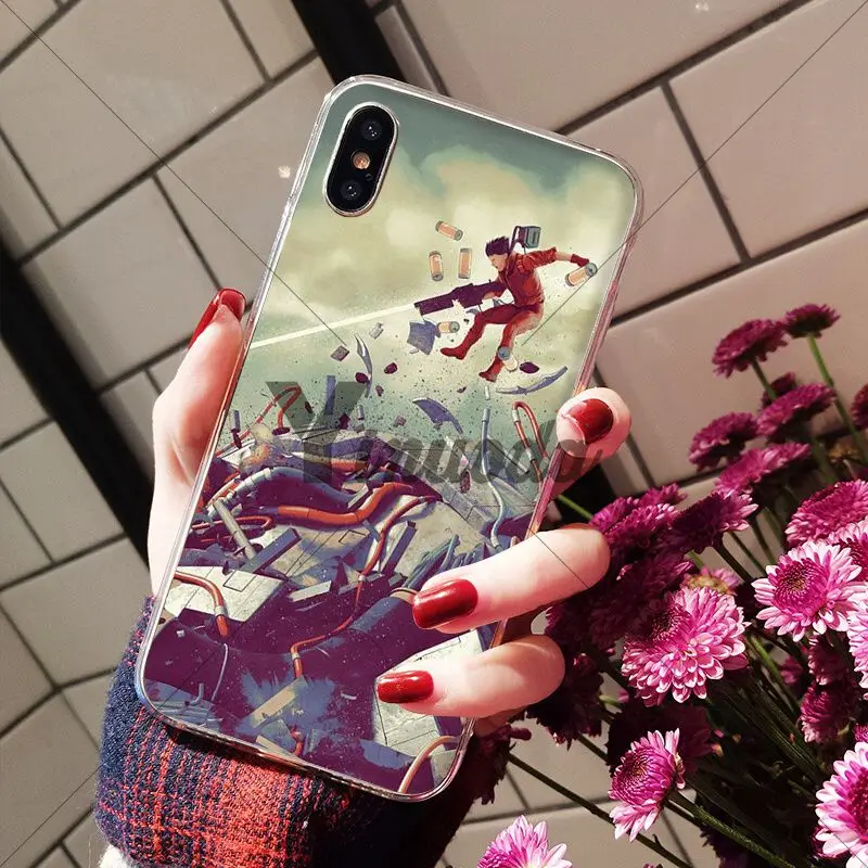 Японский аниме Akira 1988 пленка смарт-чехол прозрачный мягкий чехол для телефона Apple