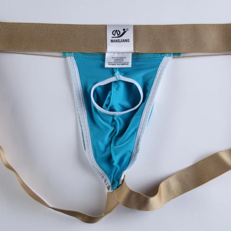 Мужские Трусы-стринги Эротические трусики сексуальные шелковые трусы-бикини с