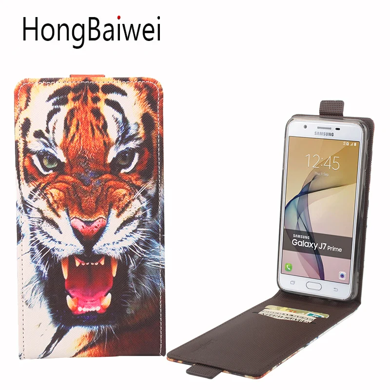 Чехол hongbaiwei чехол для Samsung Galaxy J7 Prime телефона чехол-книжка из искусственной кожи с