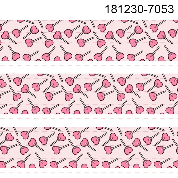 10 ярдов разные размеры корсажная лента с принтом в виде любящего сердца на День