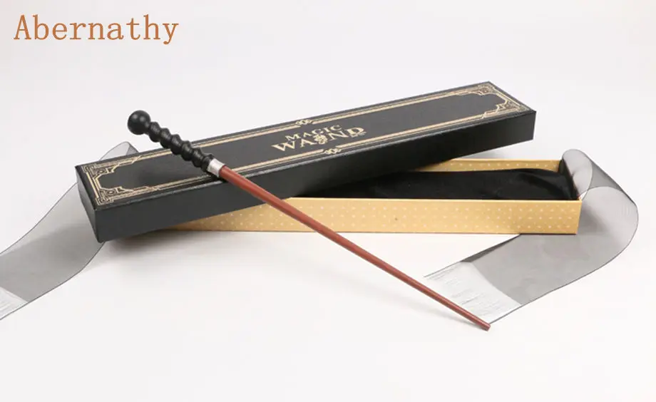 Металлический сердечник Harri Wand COS Skender Abernathy Spielman Leta Lestrange волшебная палочка/элегантная лента на палочке подарочная коробка