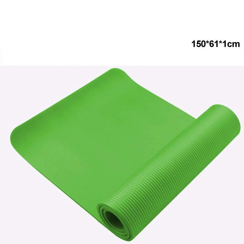 10mm15mm Нескользящие коврики для йоги для фитнеса безвкусная Гимнастика-Пилатес Спортивные щитки для упражнений - Цвет: Серый