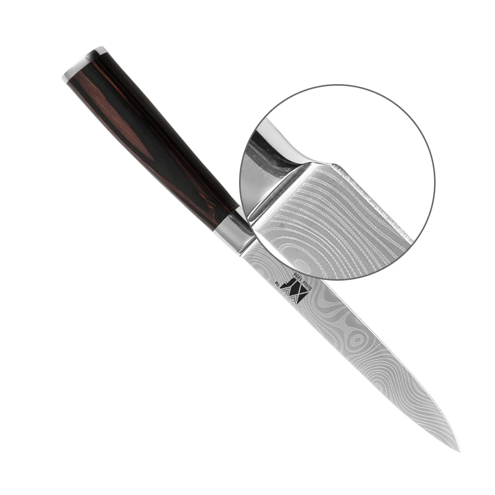 XYj кухонные ножи Дамасские вены из нержавеющей стали высокое качество шеф повара