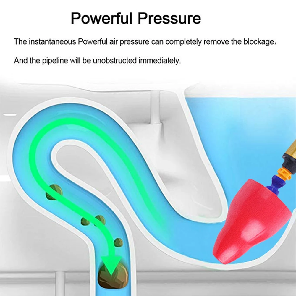 High Pressure Toilet Plungers Clogged Unclog Closestool Dredge Bathroom Home Garden Bath Accessories Products | Дом и сад