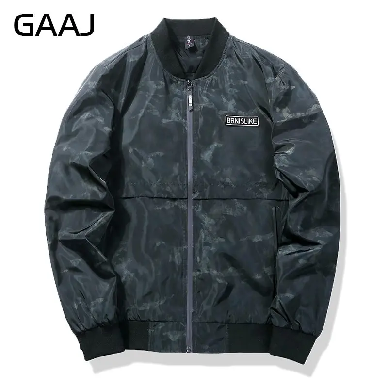 Мужская камуфляжная куртка GAAJ повседневная легкая с карманами большие размеры 3XL